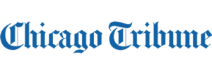 Chicago Tribune logo associated with media features of Kristen David, mentor and business coach.
