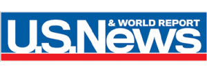 U.S. News & World Report logo, featured in media section highlighting Kristen David's expertise in business coaching and mentoring.
