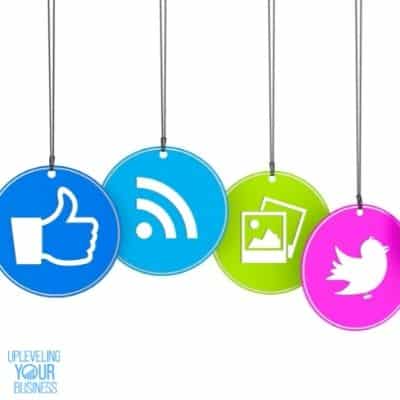 social media icon tags