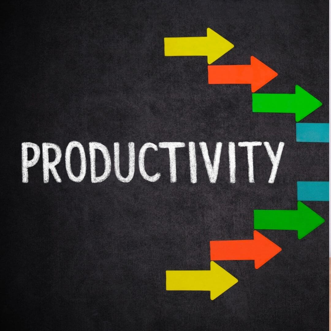 productivity with forward arrows